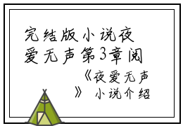 完结版小说夜爱无声第3章阅读