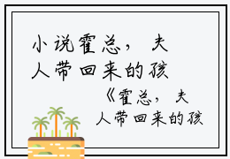小说霍总，夫人带回来的孩子不是您的主角为庄嘉宁霍一珩免费阅读