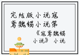 完结版小说寇鸢魏锡小说第12章阅读